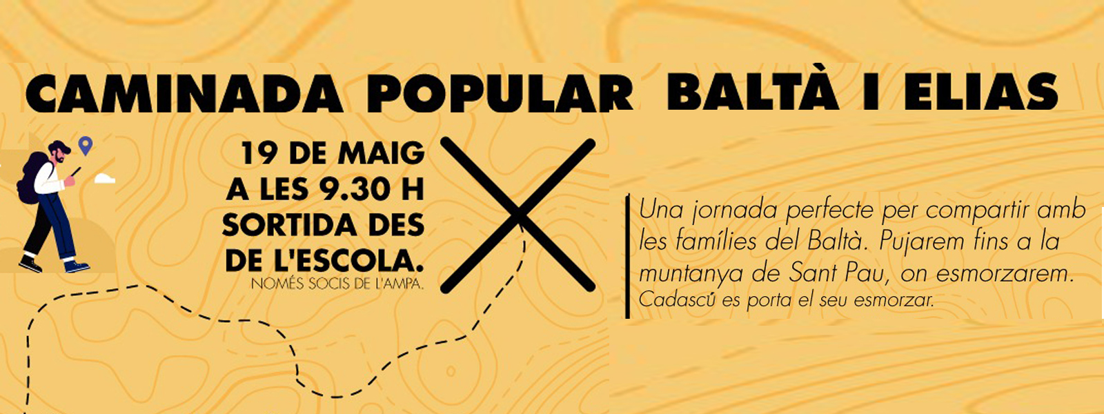 I el 19 de maig… Caminada Popular Baltà i Elias
