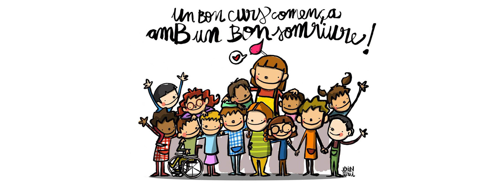 Un bon curs comença amb un bon somriure